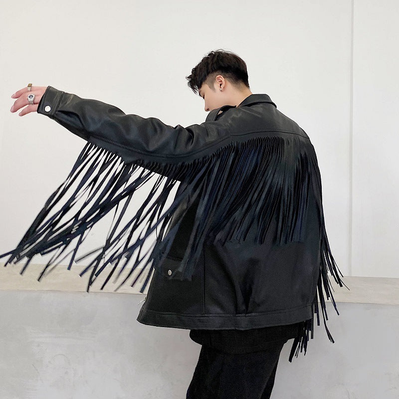 VESTE OVERSIZE FIT FRANGE