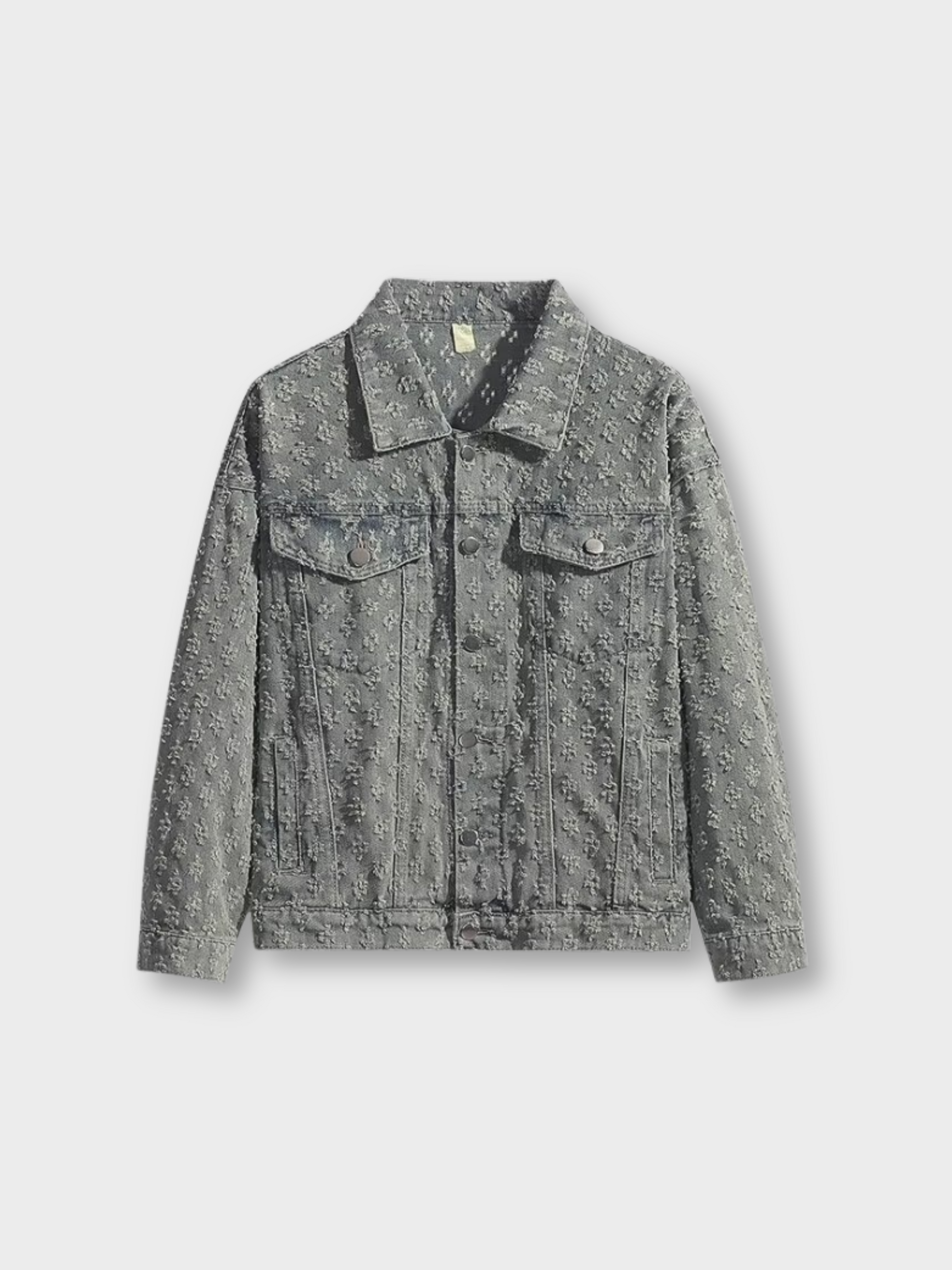 VESTE JEAN A MOTIF