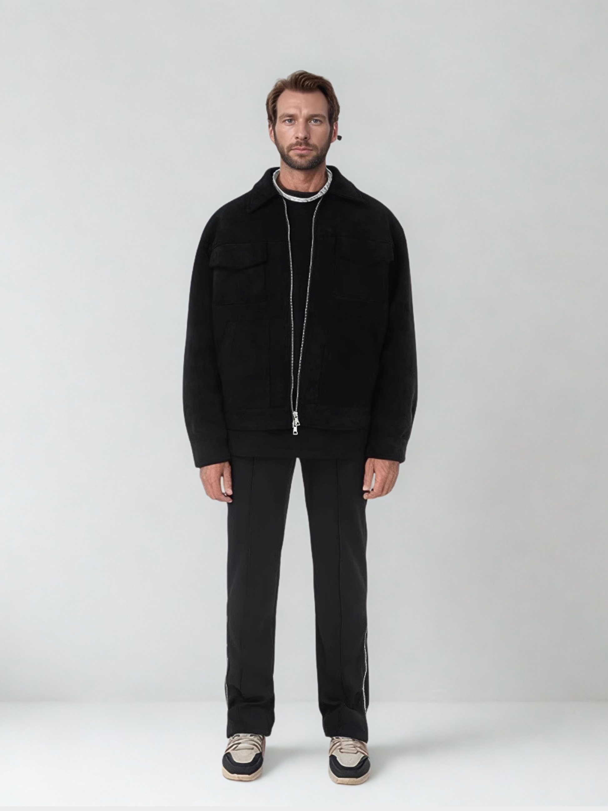 VESTE SIMPLE A ZIP