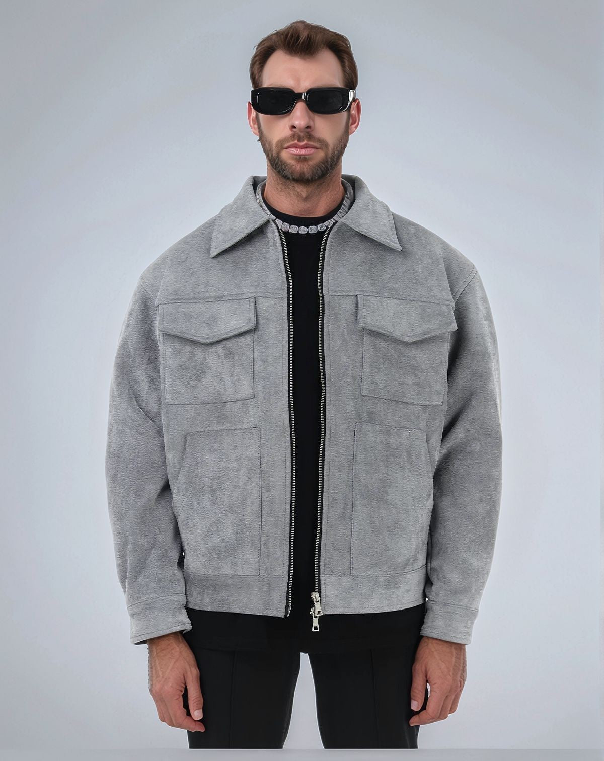 VESTE SIMPLE A ZIP